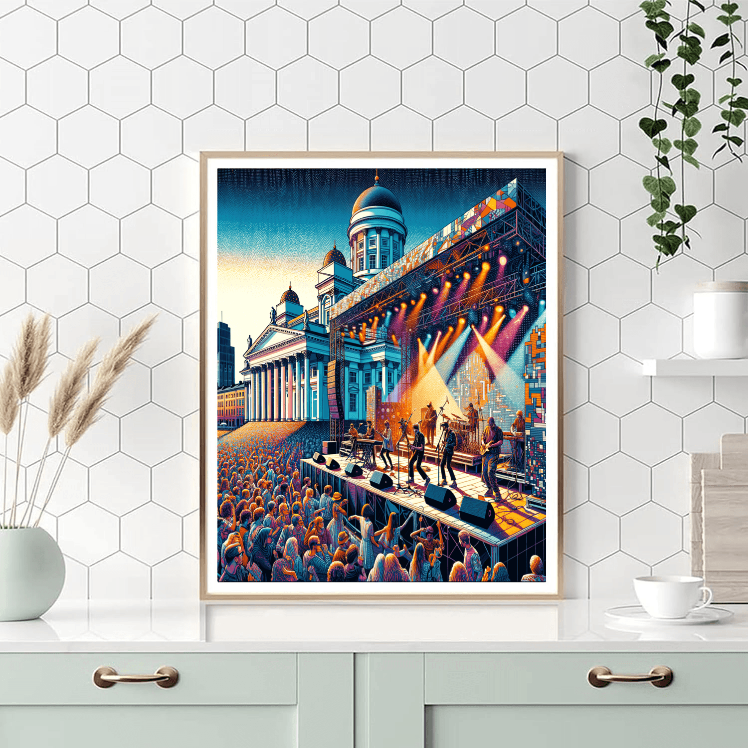 Helsinki Festival - Finland Number Painting