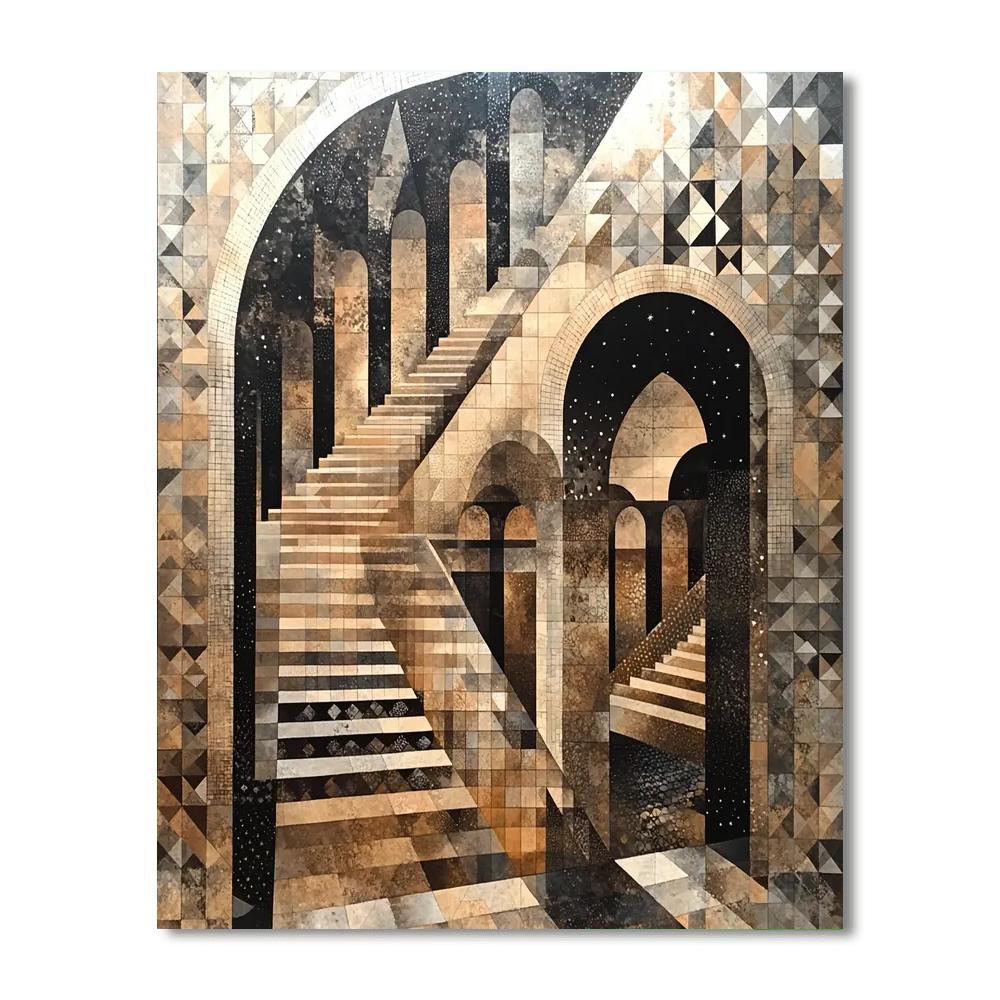 M.C. Escher Inspired Mathematical Explorations  Paint By Numbers