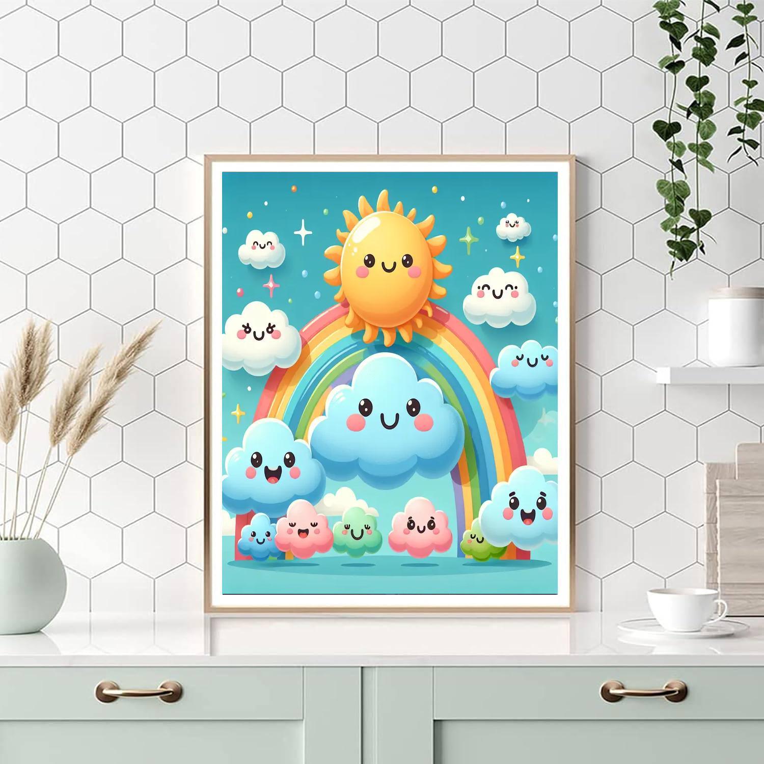 Cuddly Cloud Family Paint By Numbers Kits