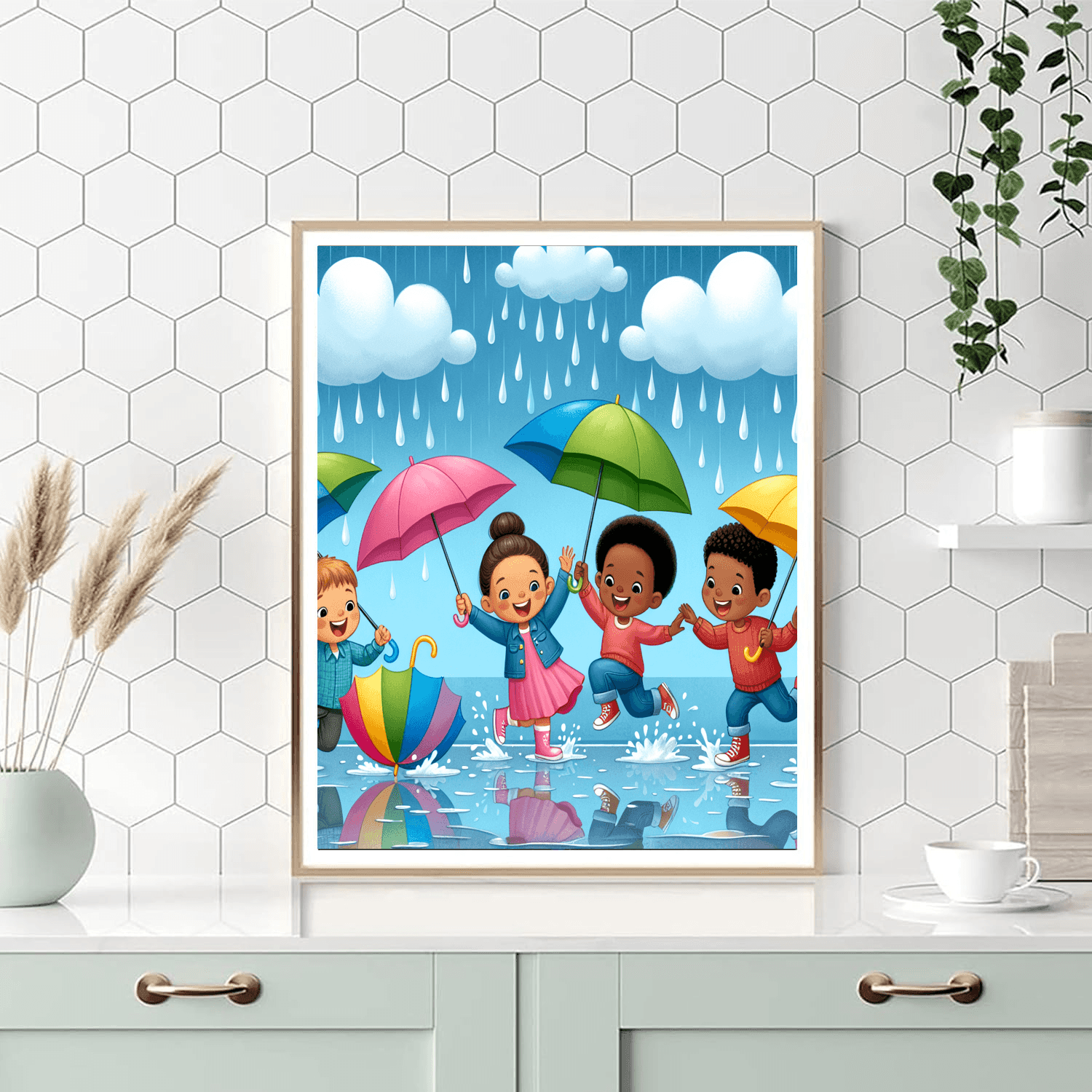 Rainy Day Adventures Paint By Color