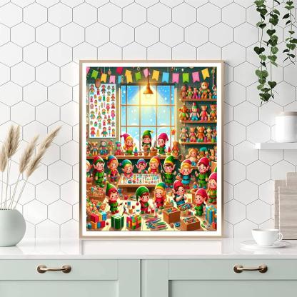 Whimsical Toy Workshop Paint By Numbers Kits