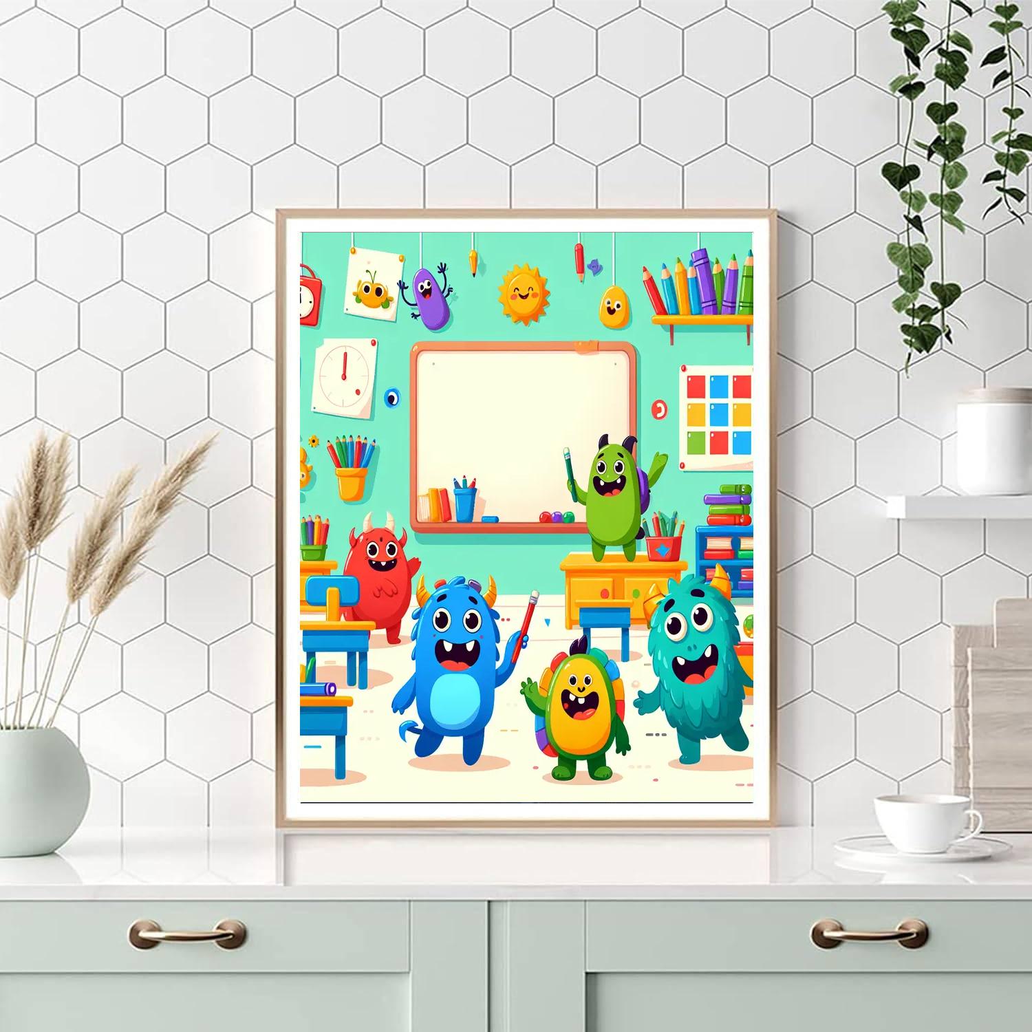 Charming Monster School Numbered Painting Kits