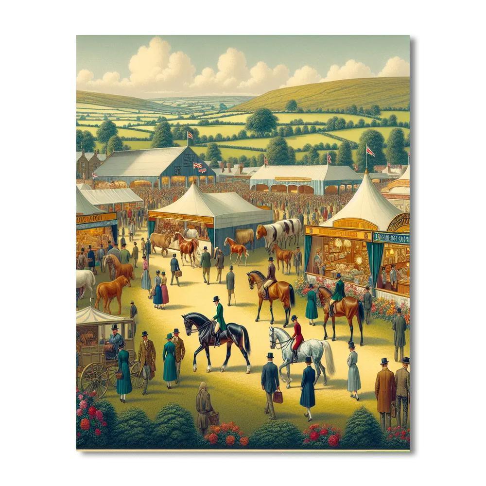 Great Yorkshire Show - England Paint By Color