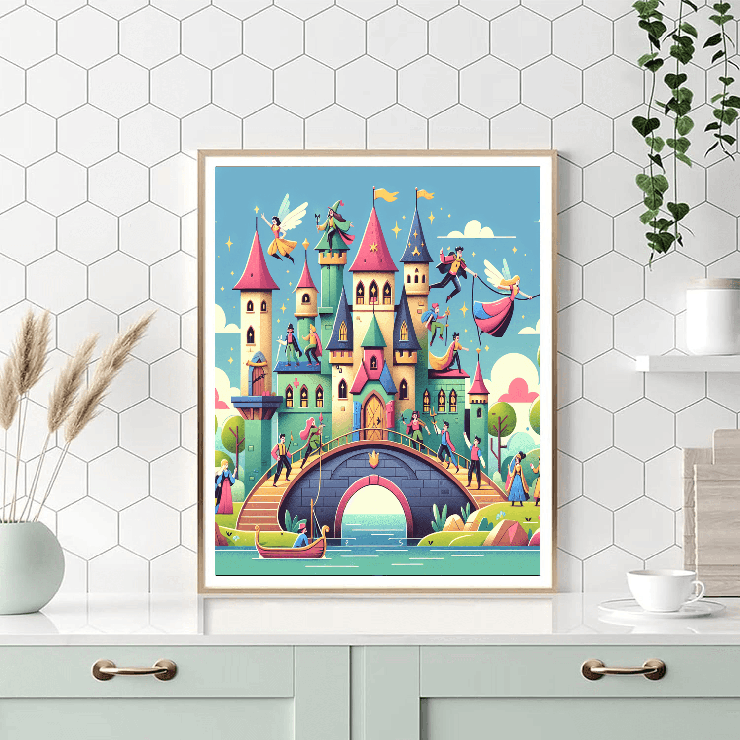 Fairytale Castle Escape Painting By Numbers Kit
