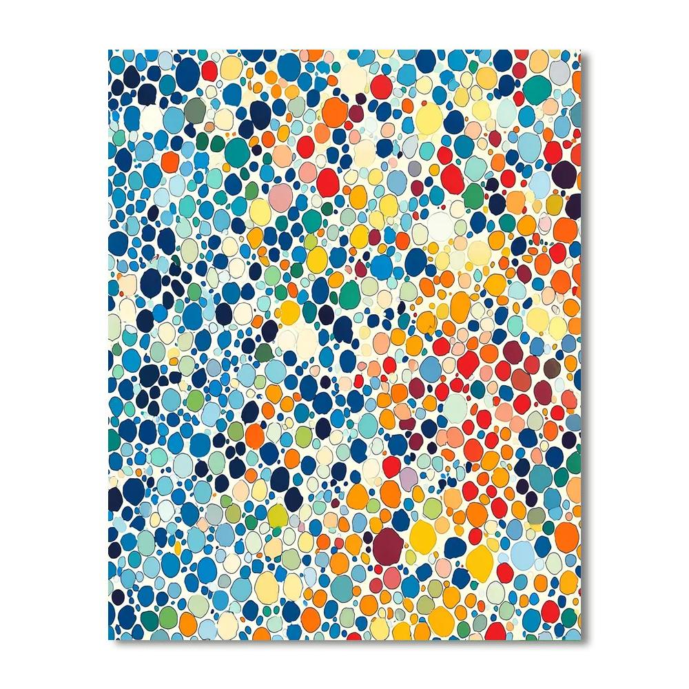 Georges Seurat Inspired Kaleidoscope Reflections  Paint By Number