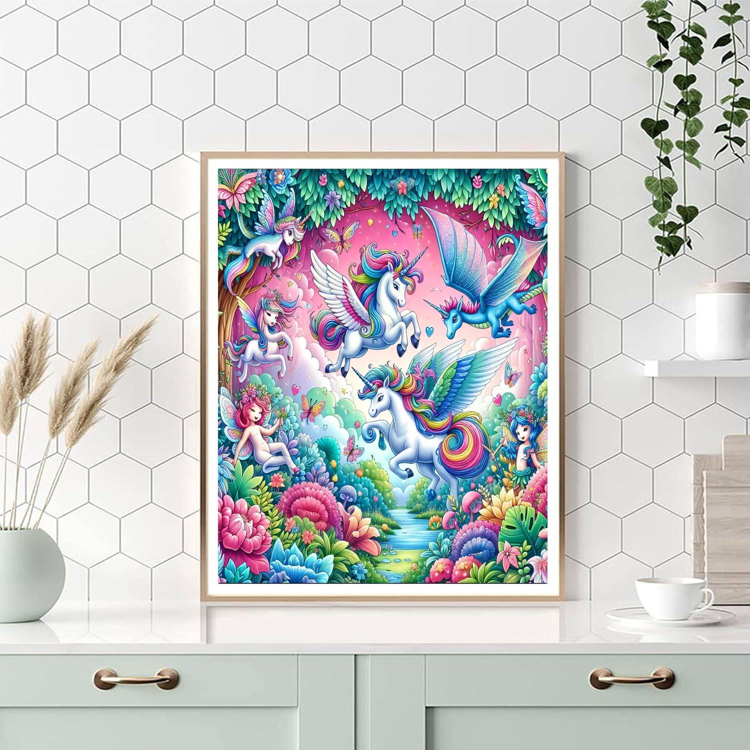 Mythical Creatures Galore Painting Number Kit