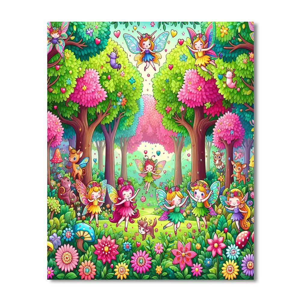 Magical Forest Exploration Paint By Numbers
