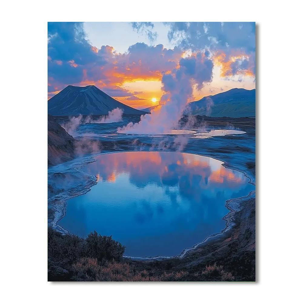 Mývatn Nature Baths - Iceland Paint By Numbers