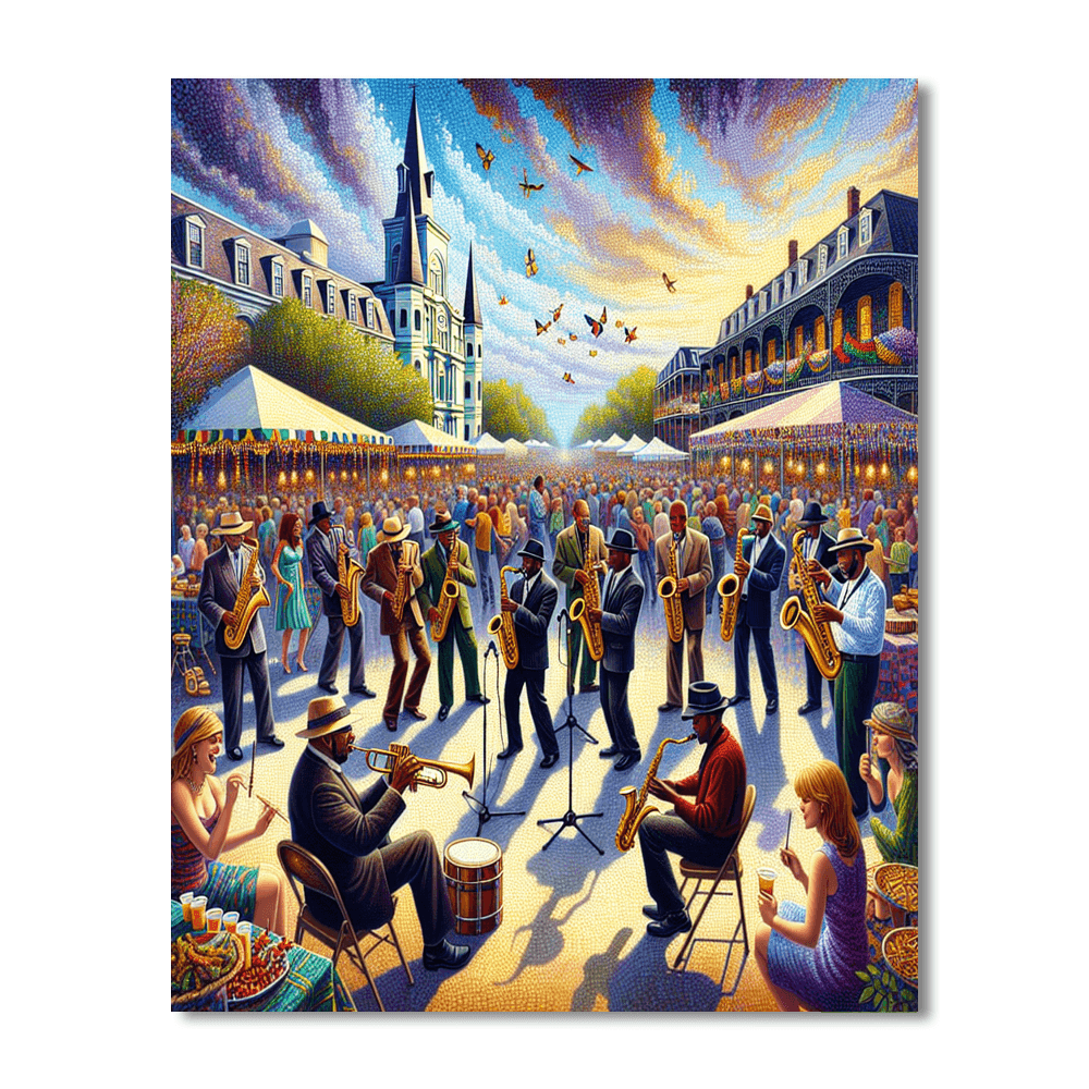 Jazz And Heritage Festival - New Orleans, Usa Paint By Number