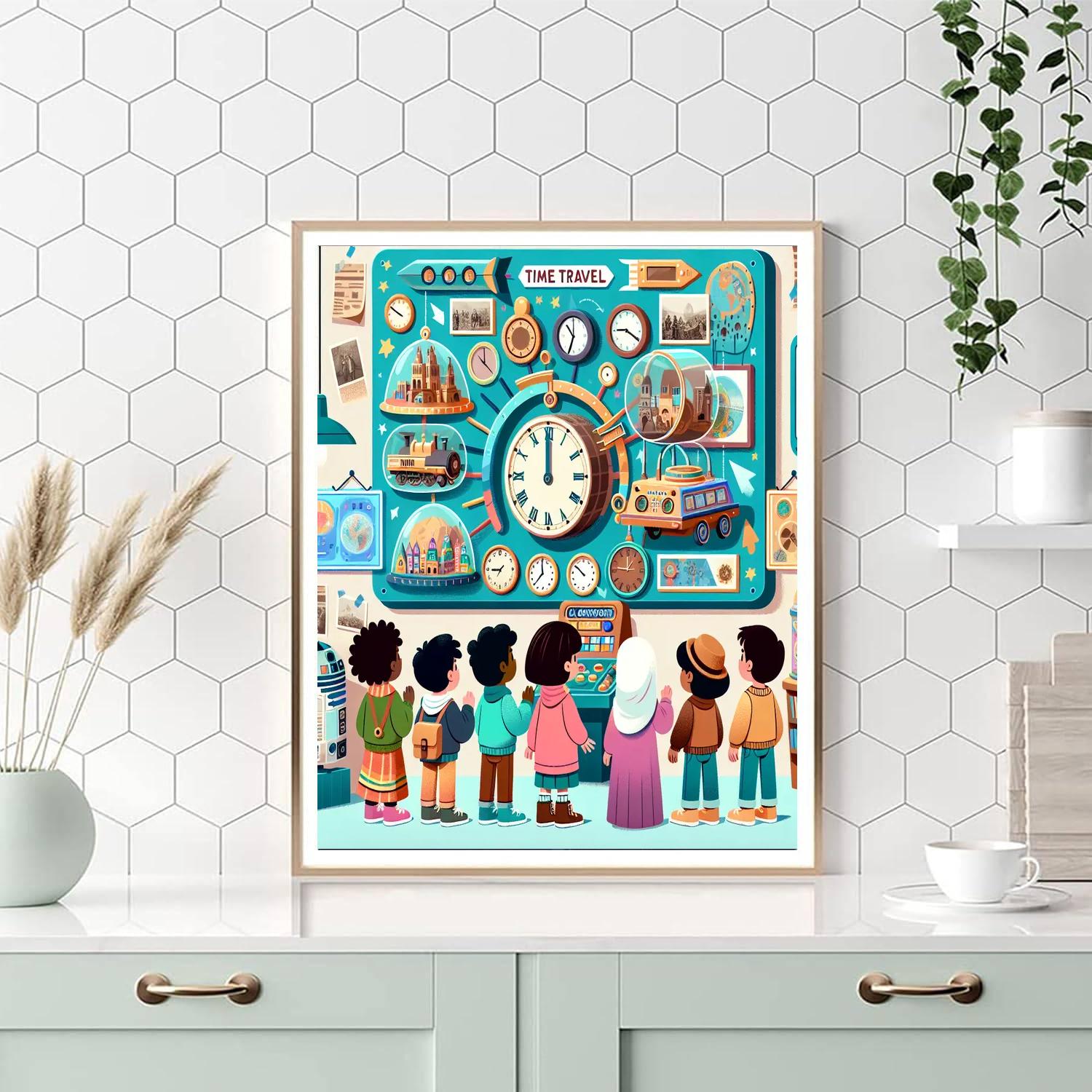 Time Travel Adventure Station Paint By Number