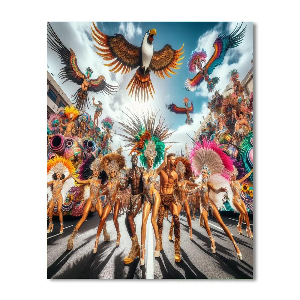 Carnival Of Santa Cruz De Tenerife - Tenerife, Spain Number Painting