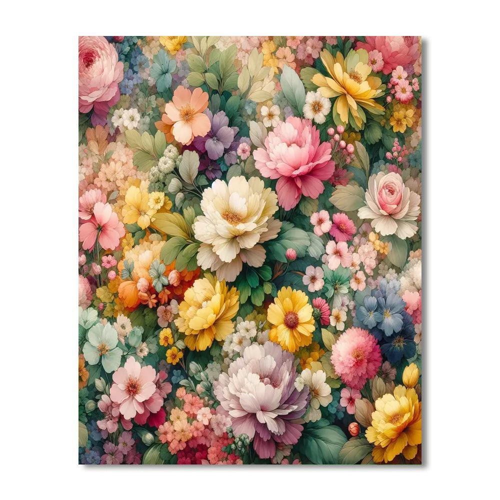 Floral Dream Painting By Numbers Kit