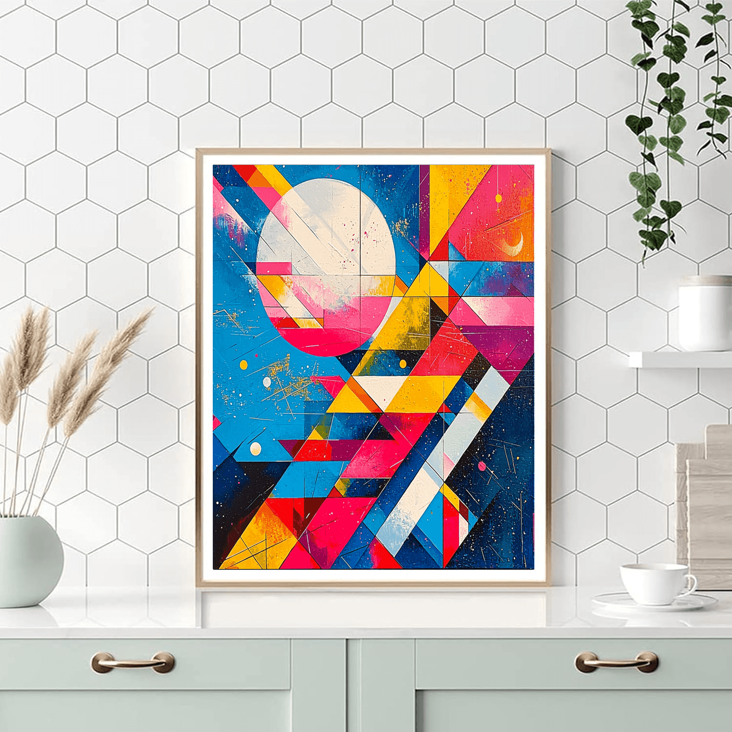Wassily Kandinsky Inspired Colorful Patterns  Paint By Numbers