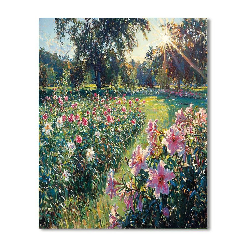 John Singer Sargent Inspired Ethereal Sunlit Meadow  Paint By Numbers Kits