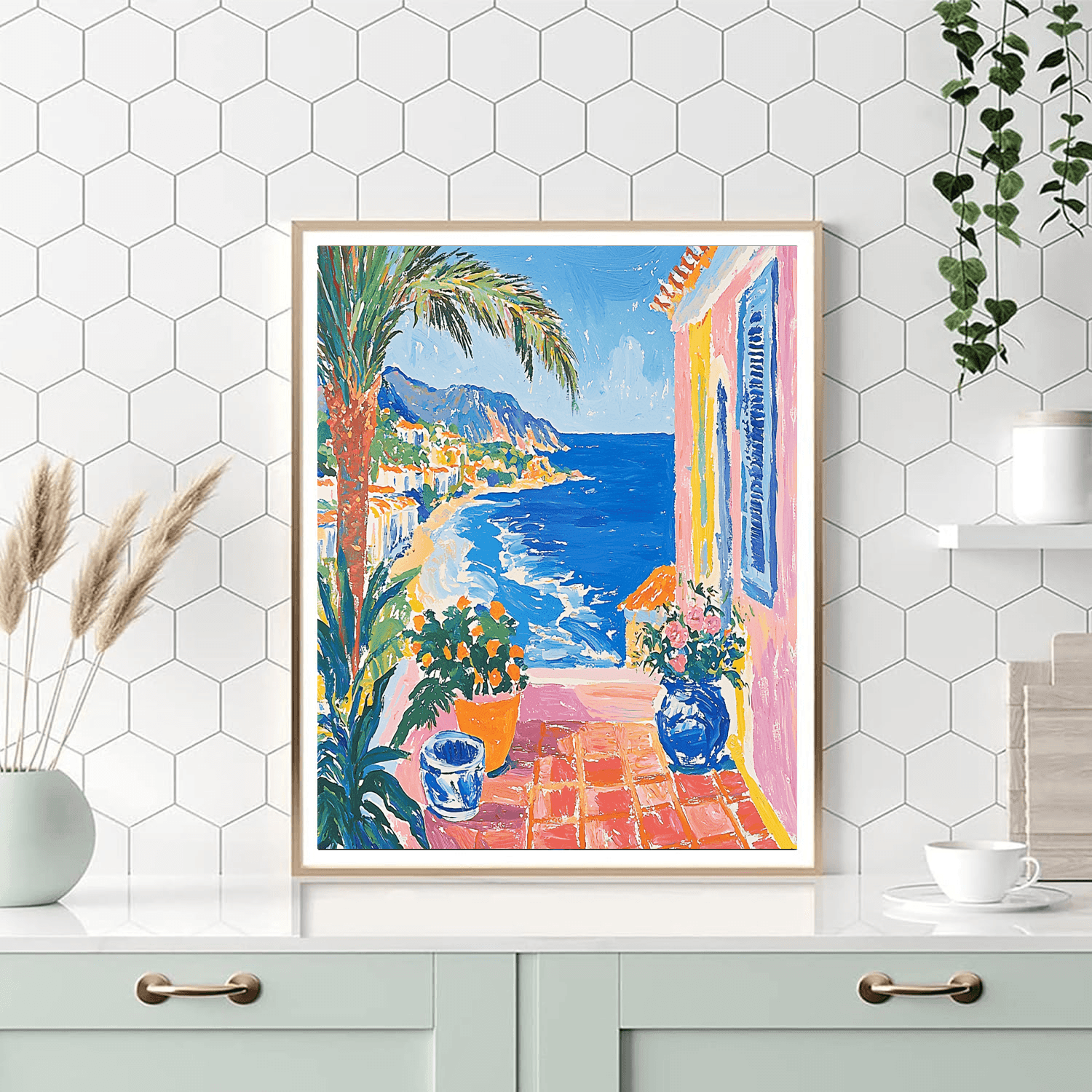Henri Matisse Inspired Mediterranean Escape  DIY Paint By Numbers