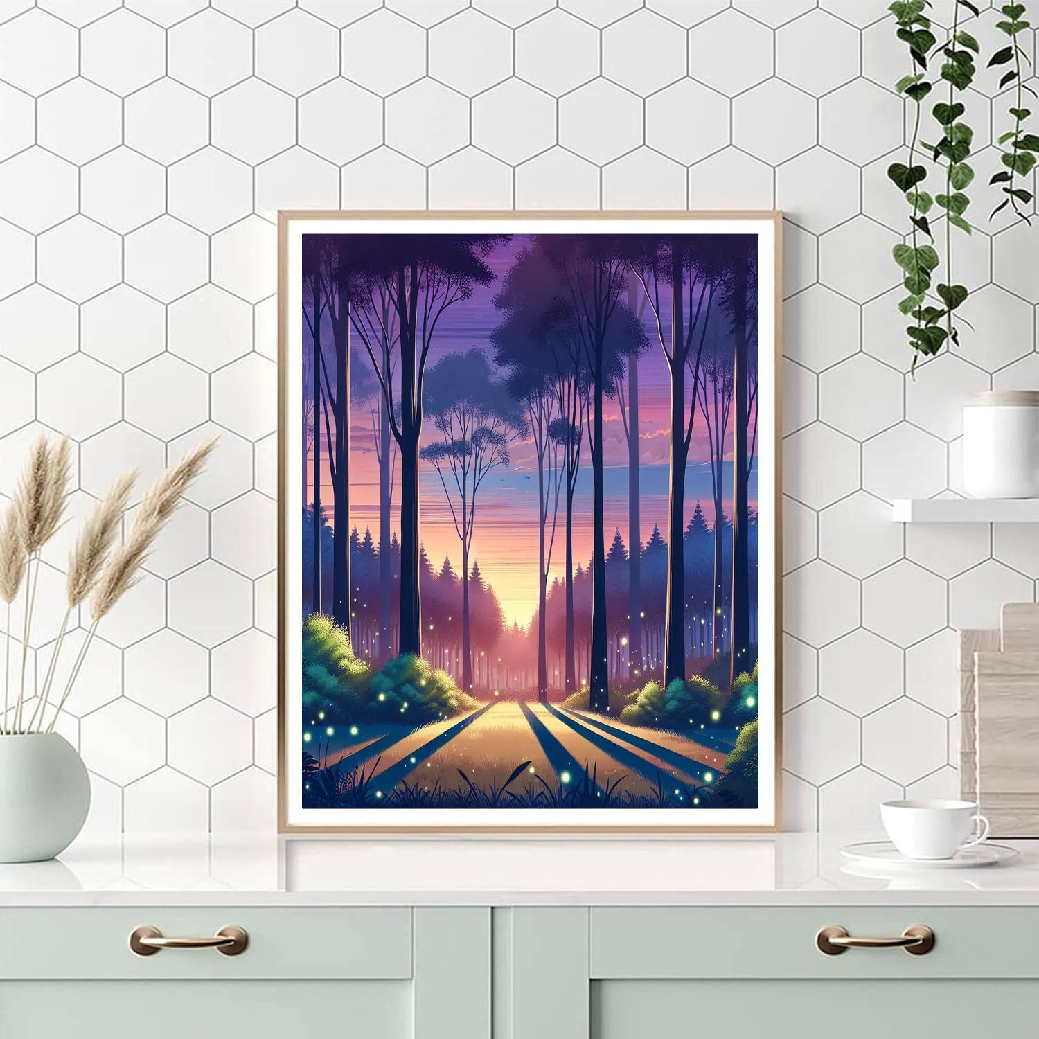 Twilight Forest Retreat Paint By Number