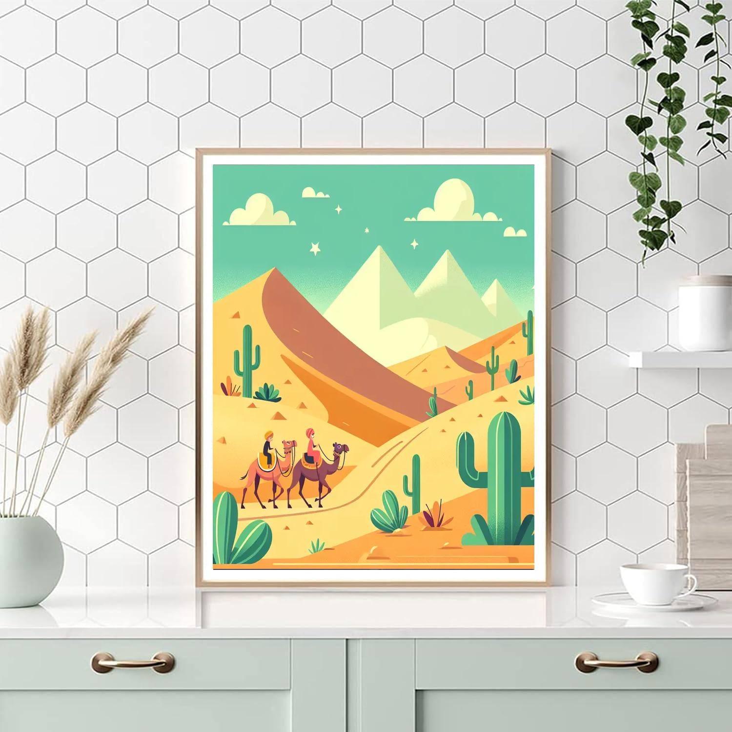 Desert Journey Paint By Numbers Art