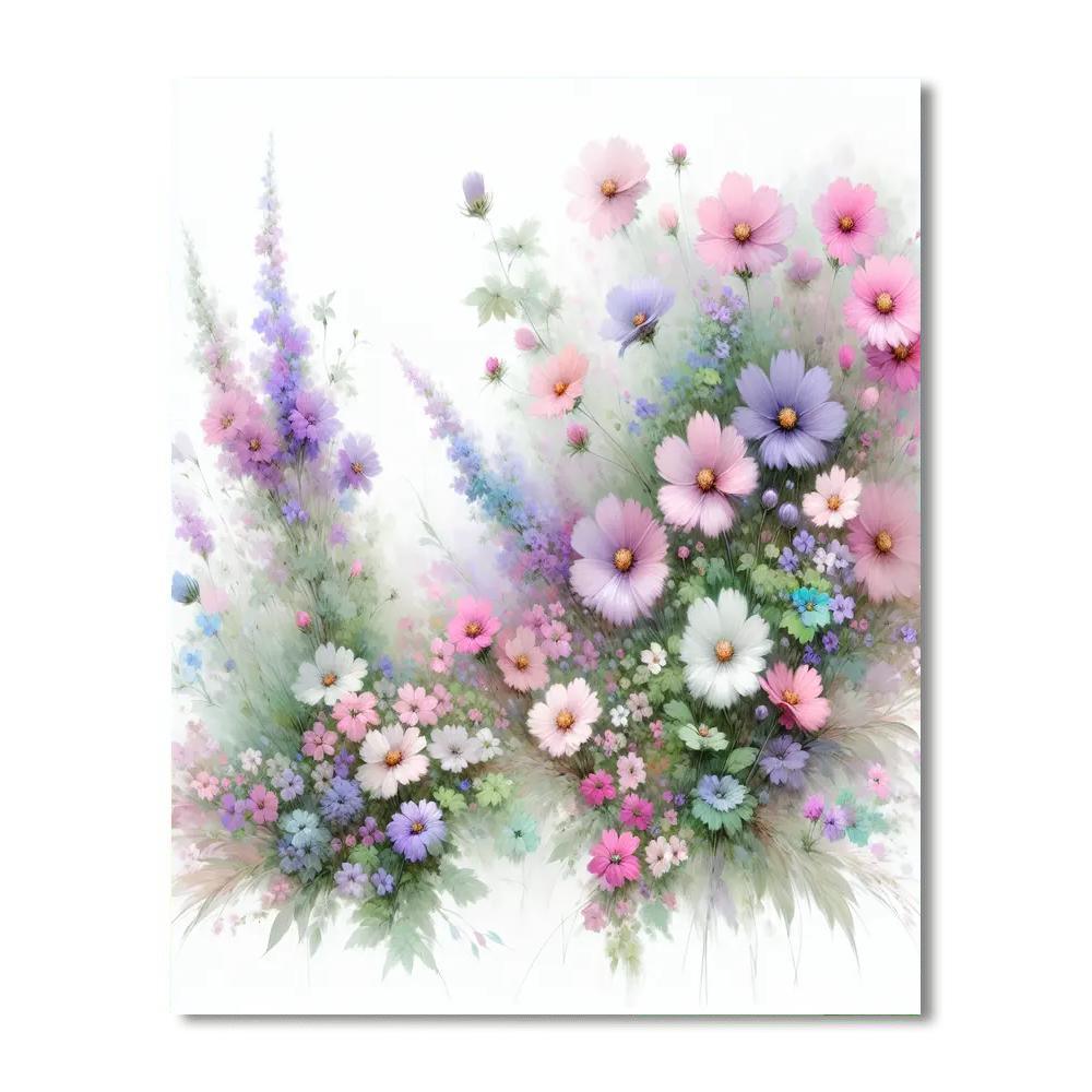 Serenity Bloom Painting Number Kit
