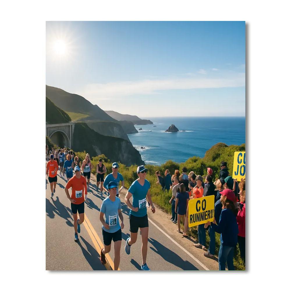 Big Sur International Marathon Painting Number Kit