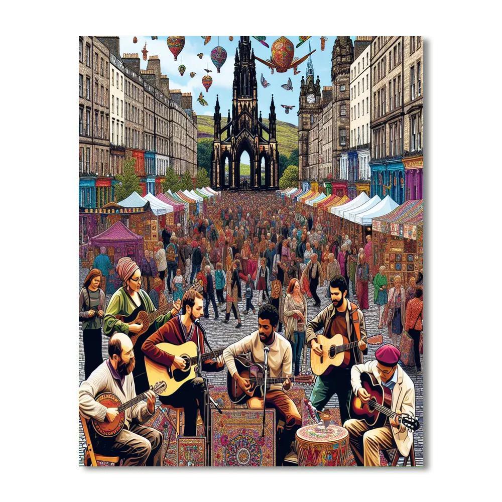 Edinburgh Fringe Festival - United Kingdom Paint By Number