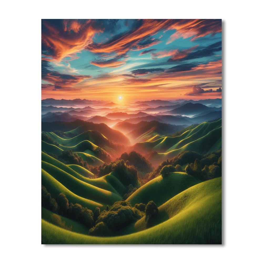 Landscape Symphony Paint By Color