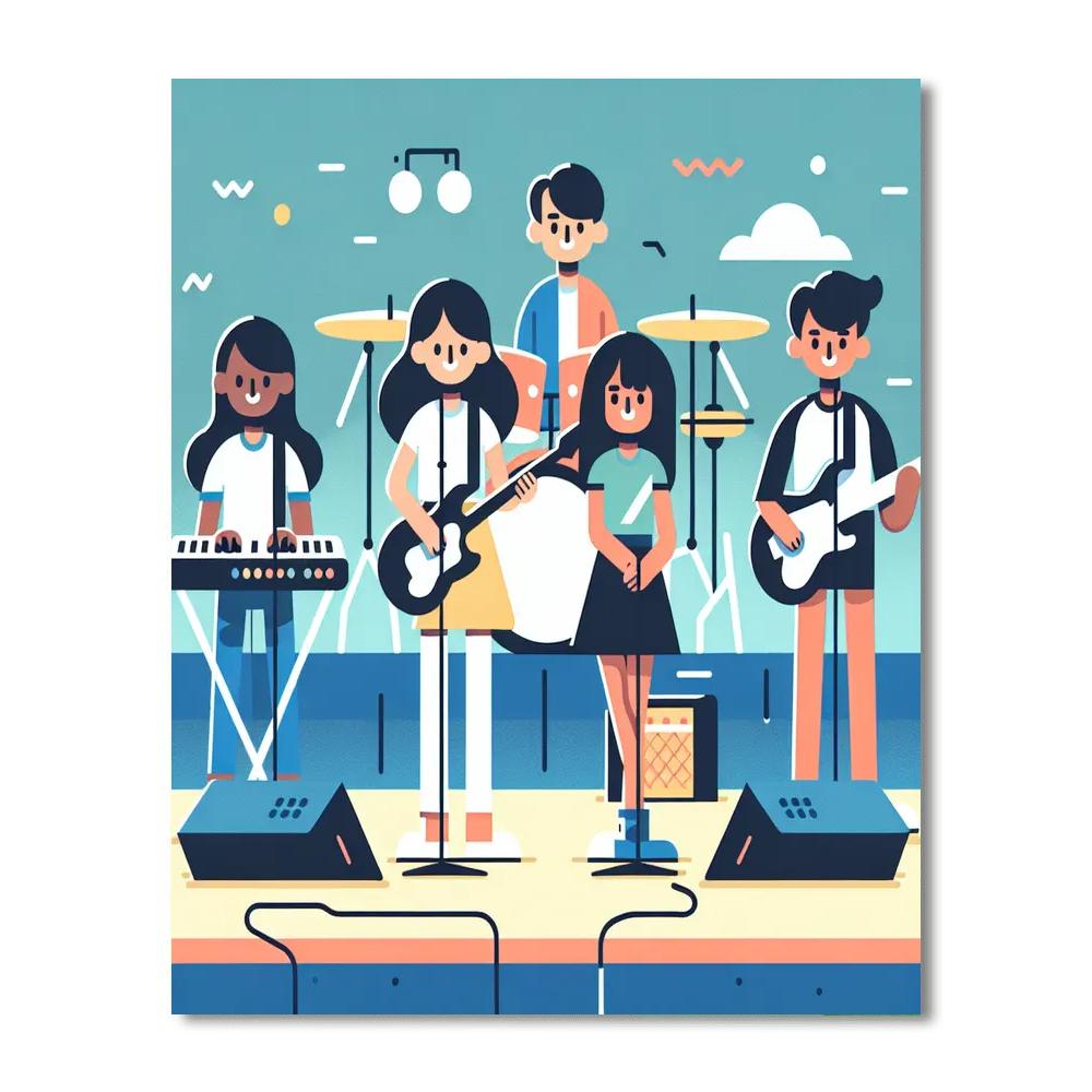 Superstar Band Numbered Painting Kits