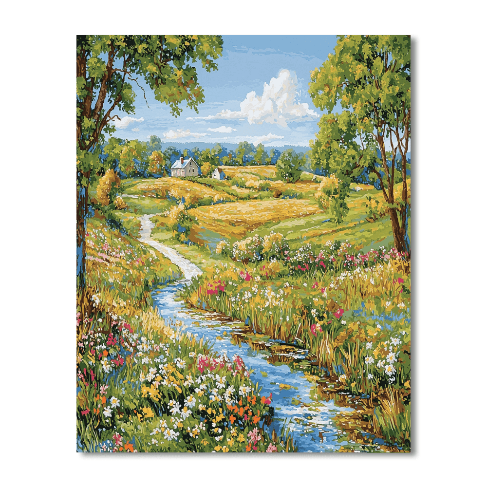 John Constable Inspired Majestic Seasons  Painting By Numbers Kit