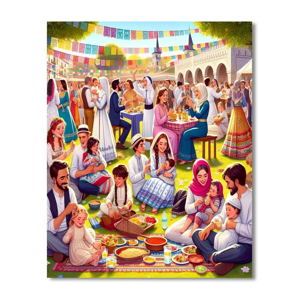 Día De San Isidro - Madrid, Spain Paint By Numbers Art