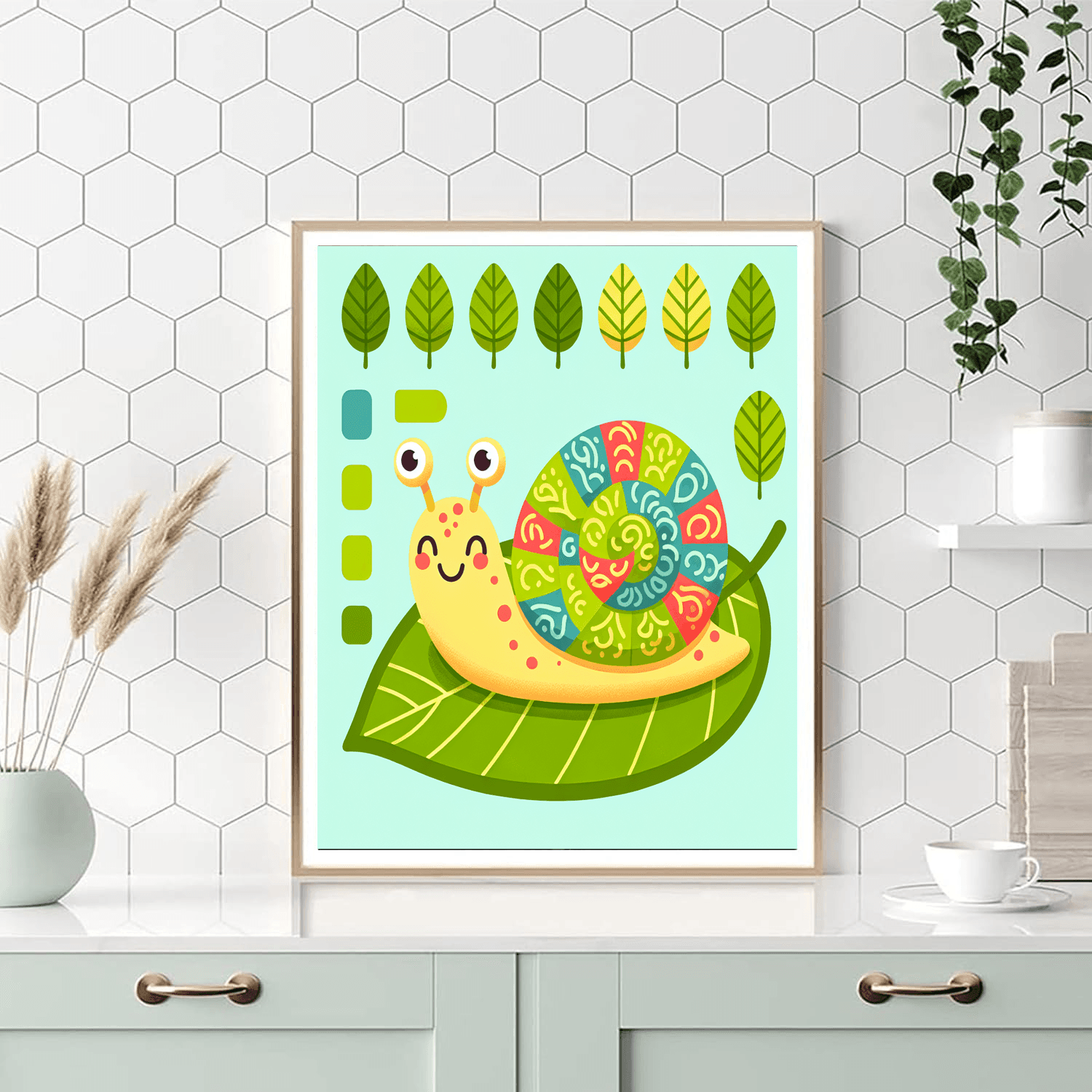 Sweet Snail Paint By Color