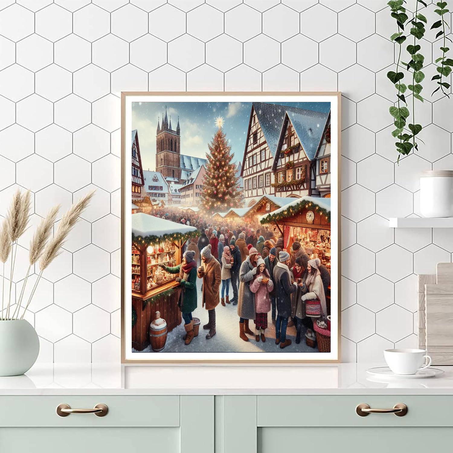 Nuremberg Christkindlesmarkt Paint By Numbers Art