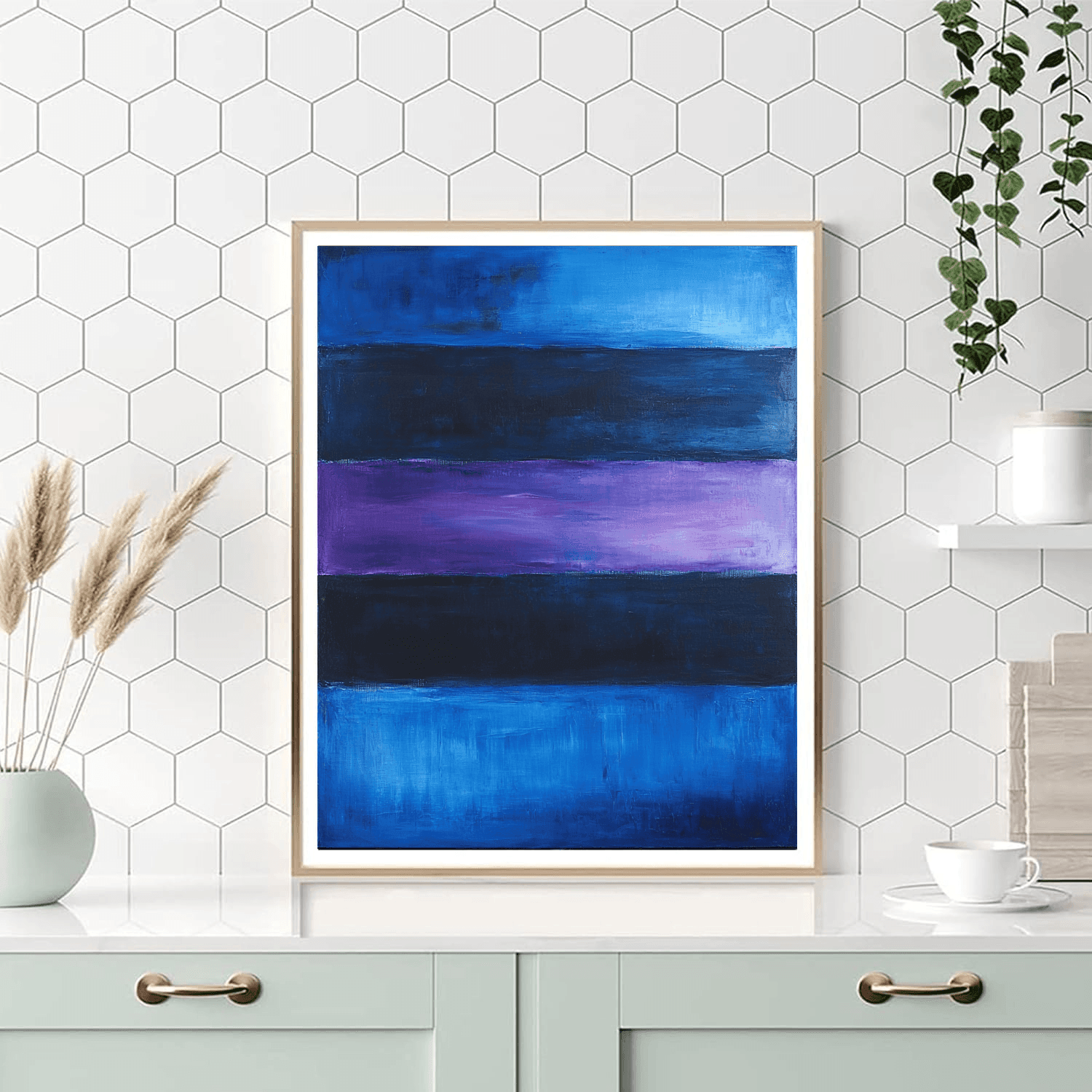 Mark Rothko Inspired Rothko's Cosmic Dreams  Painting By Numbers Kit