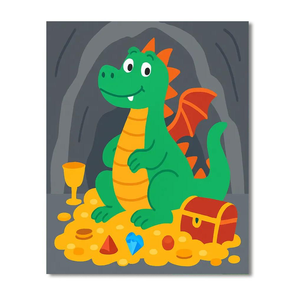 Mythical Dragon Tale DIY Paint By Numbers