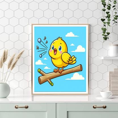 Singing Canary Paint By Numbers Kits