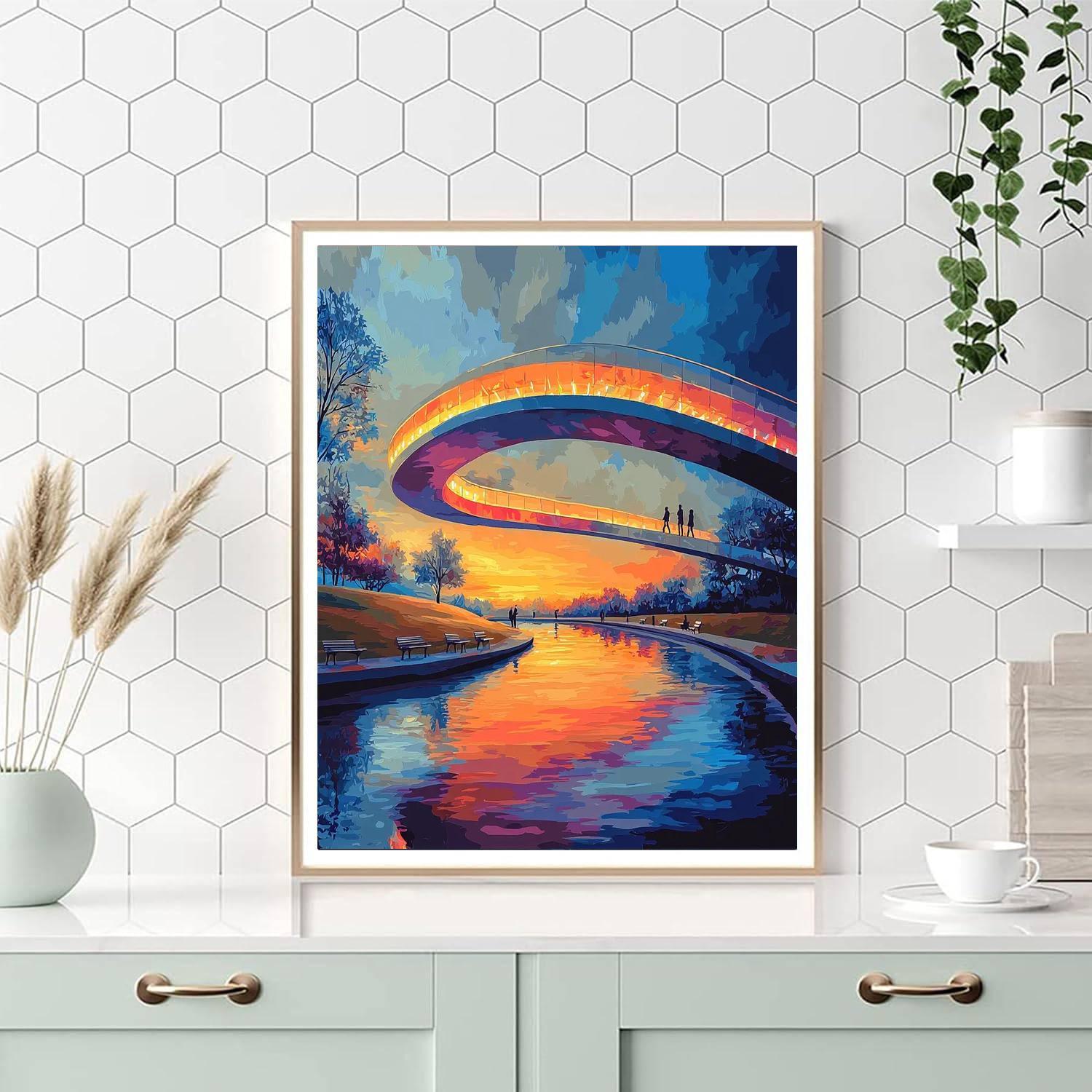 The Infinity Bridge Painting Number Kit