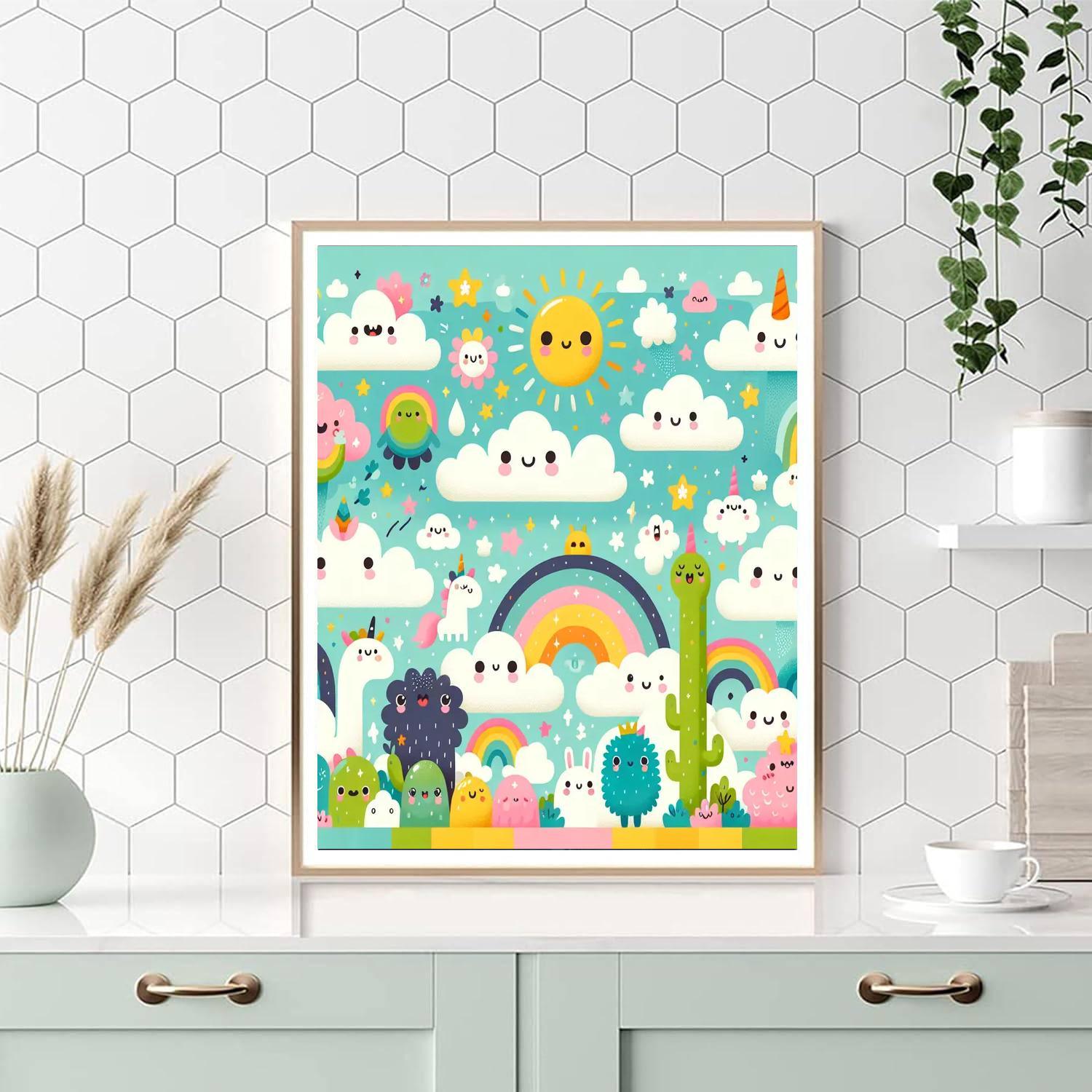 Dreamland Cloud Adventure Number Painting