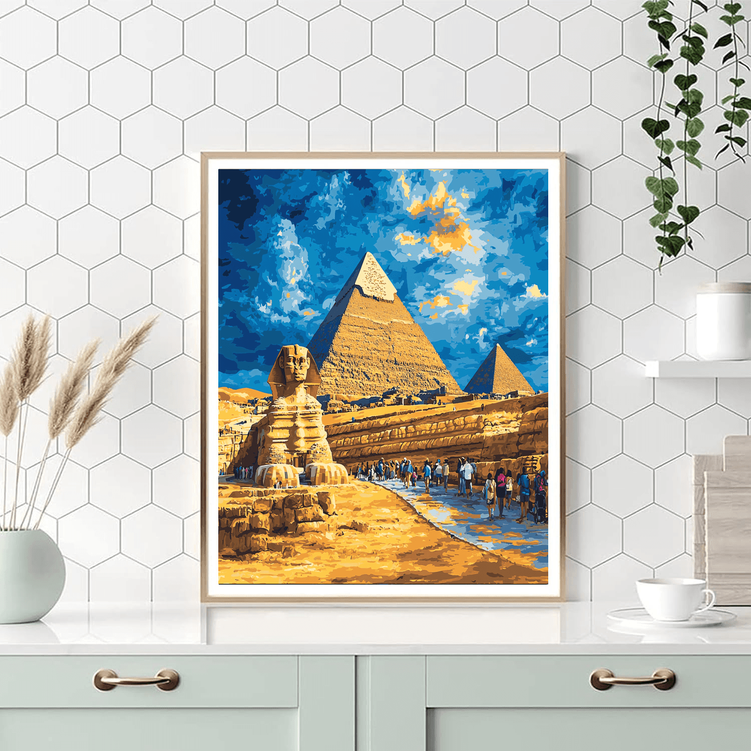 The Pyramids Of Giza Paint By Numbers