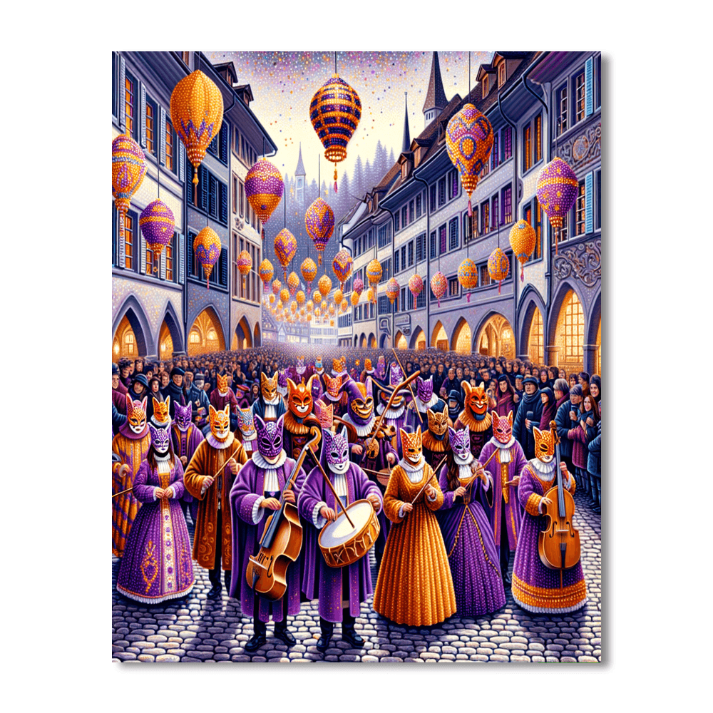 Fasnacht - Basel, Switzerland Paint By Number