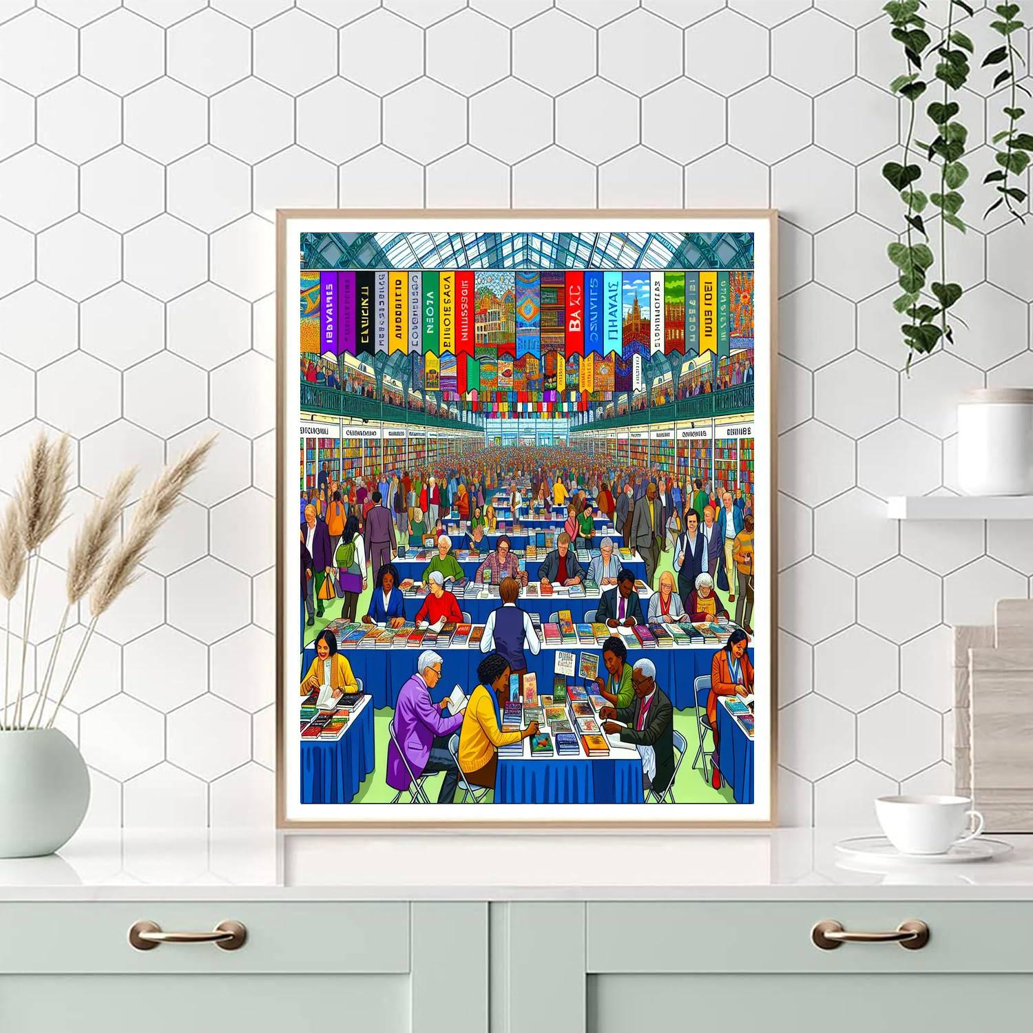 International Book Fair - Mexico Paint By Color