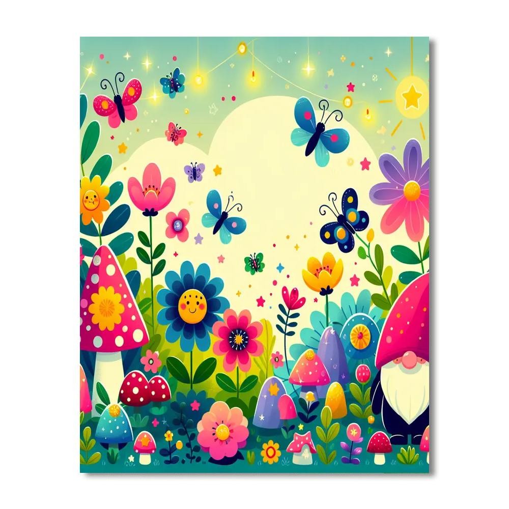 Enchanted Garden Magic Paint By Number