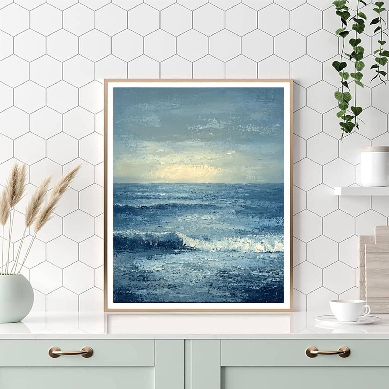 Edgar Degas Inspired Ethereal Ocean Mist  Painting Number Kit