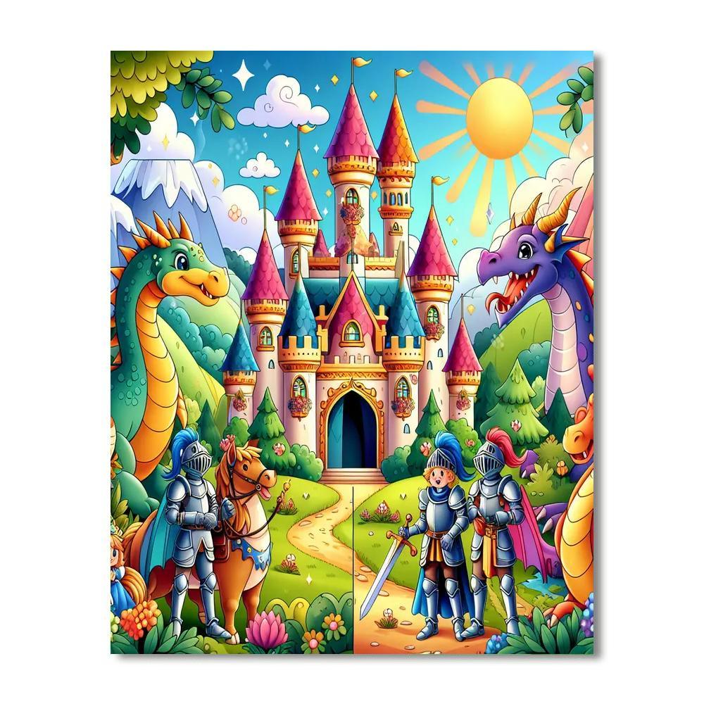 Magic Kingdom Adventures Paint By Numbers Art