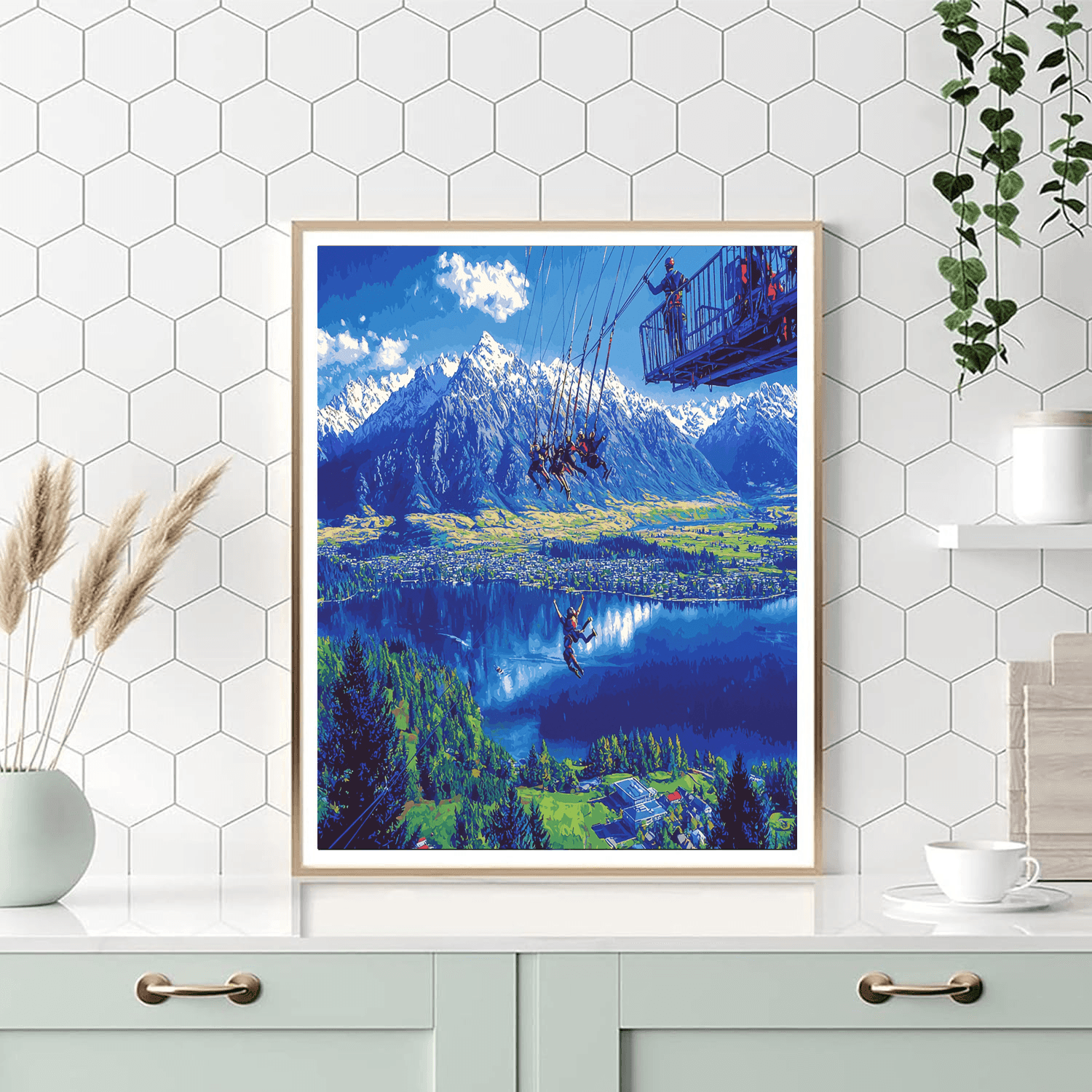 Queenstown Adventure Sports Paint By Numbers