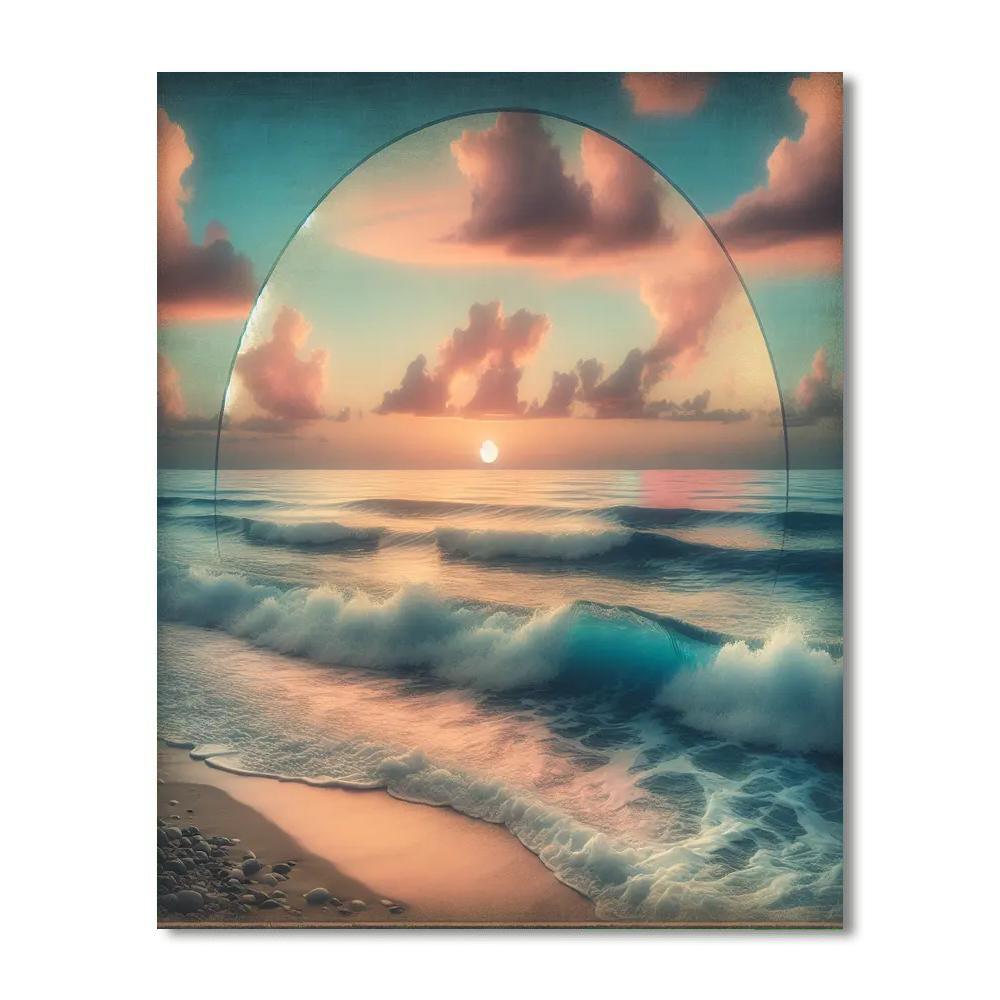 Ethereal Sea Breeze Paint By Numbers Art
