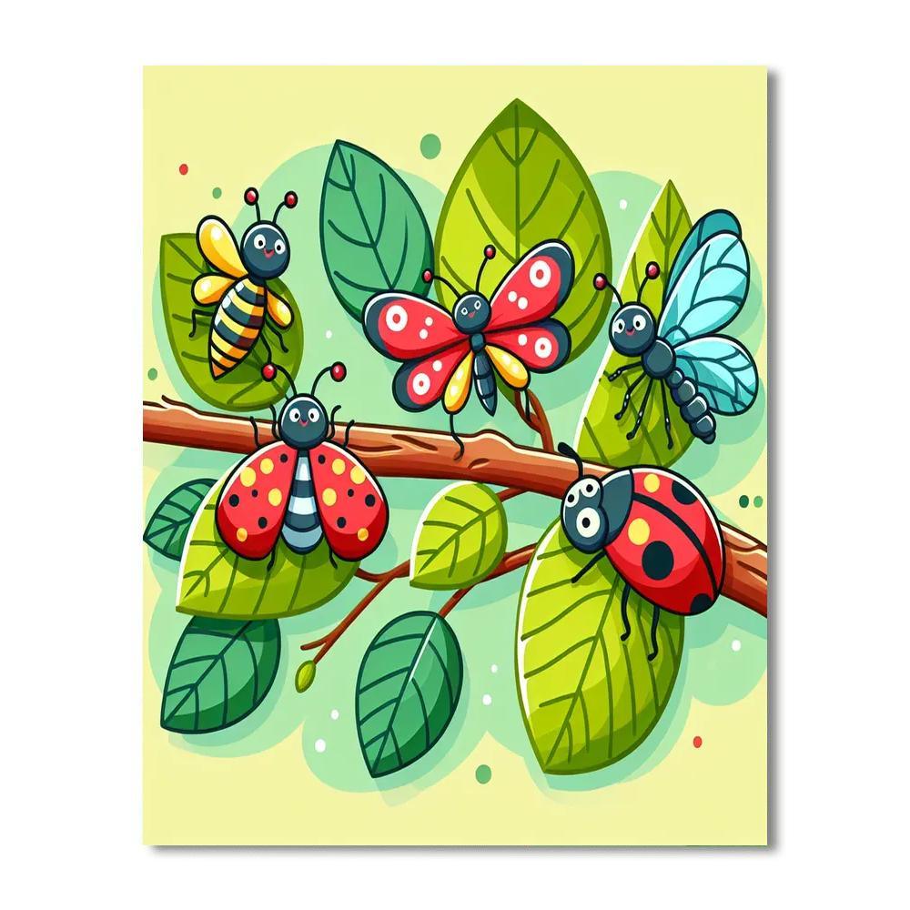 Insect Safari Adventure Paint By Color