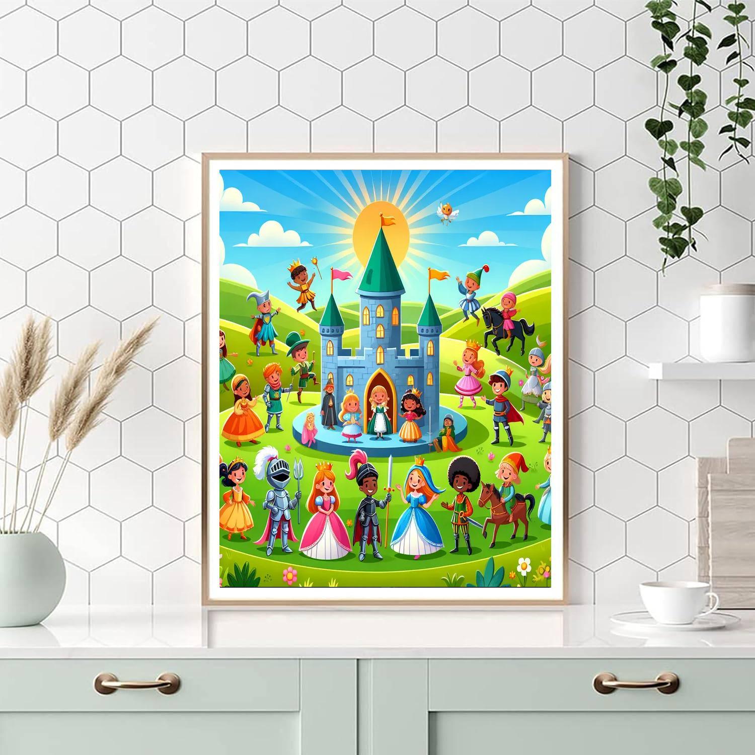 Royal Castle Adventures Painting By Numbers Kit