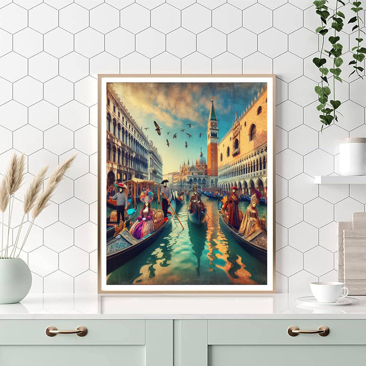 Carneval Di Venezia - Italy Number Painting
