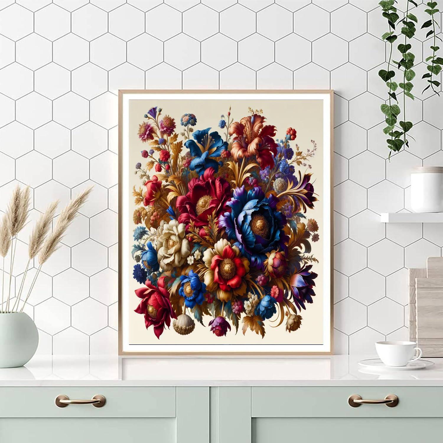 Renaissance Bouquet Paint By Number