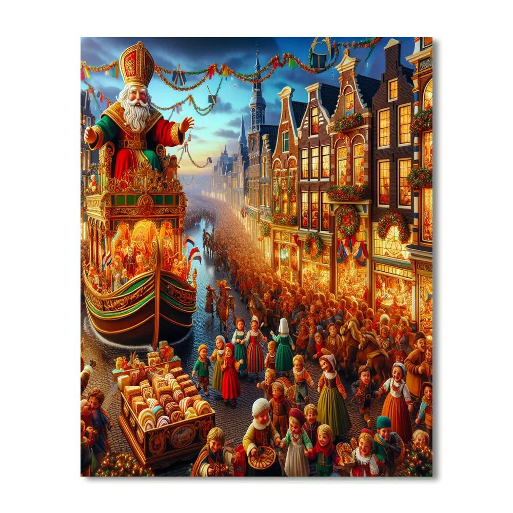 Feast Of St. Nicholas Numbered Painting Kits