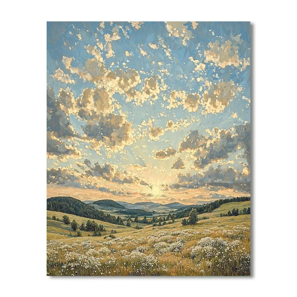 Caspar David Friedrich Inspired Wandering Clouds  Paint By Numbers Kits