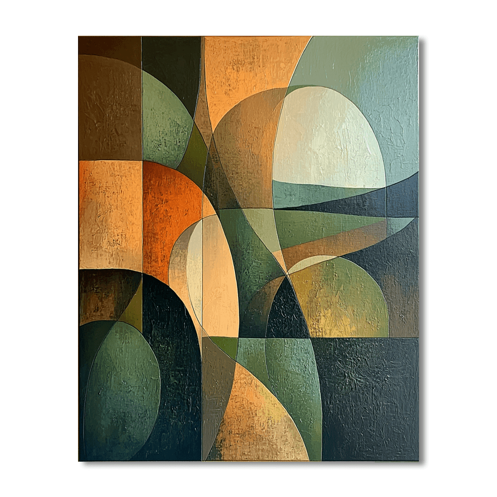 Barbara Hepworth Inspired Hepworth's Sculptural Abstraction  Painting By Numbers Kit
